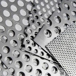 Stainless steel perforated plate