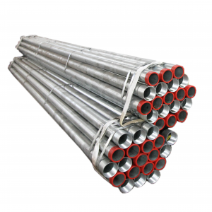 Galvanized seamless pipe