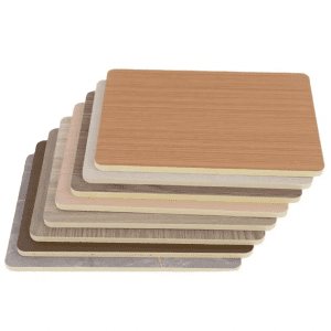 Wood grain steel plate