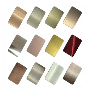 Brushed Steel Plate
