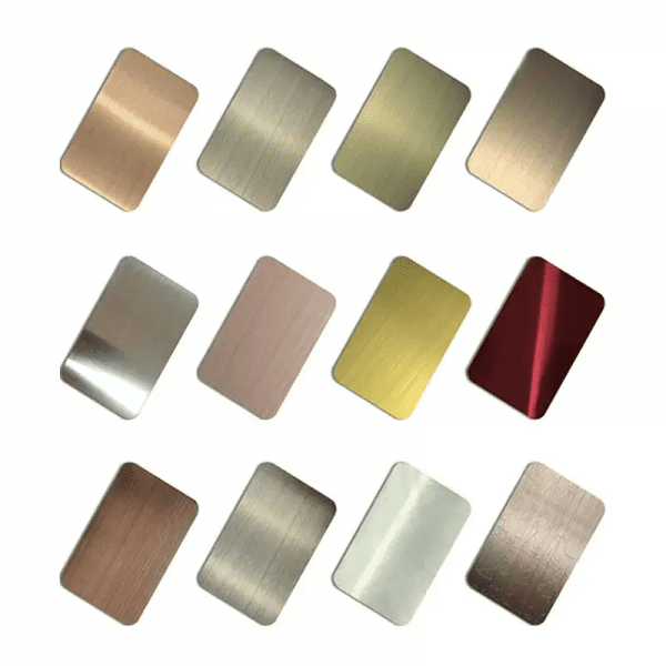 Brushed Steel Plate